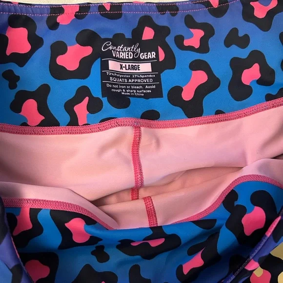 Constantly Varied Gear Rainbow Leopard Leggings - Picture 2 of 5